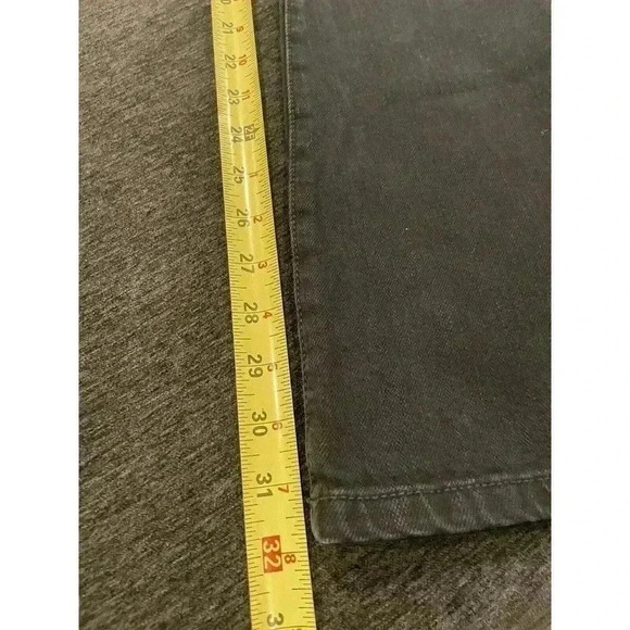 Something Navy High Waisted Bell Bottom Jeans Flare Bootcut Washed Black Denim 4 - Picture 10 of 12